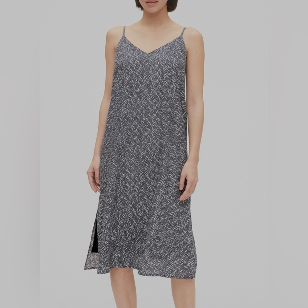 GAP Blue Midi Dress with Spaghetti Straps